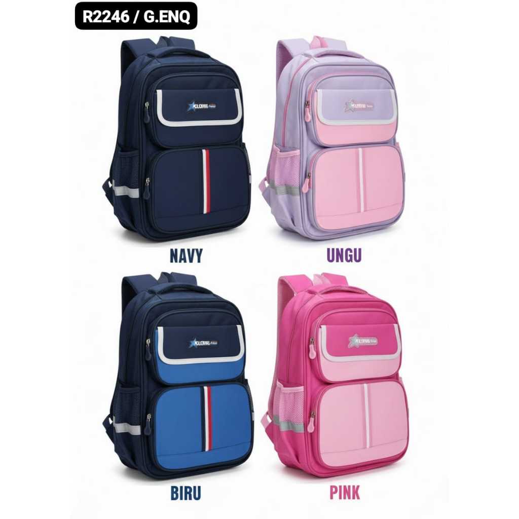 Polo England - Tas Ransel Anak Sekolah Polos Tas Ransel Polo England R2246