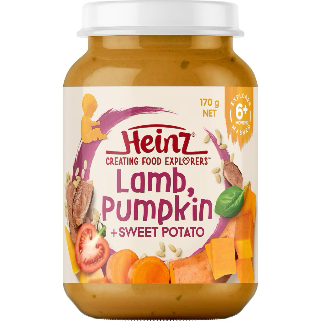 Heinz Baby Food Lamb, Pumpkin, Sweet Potato