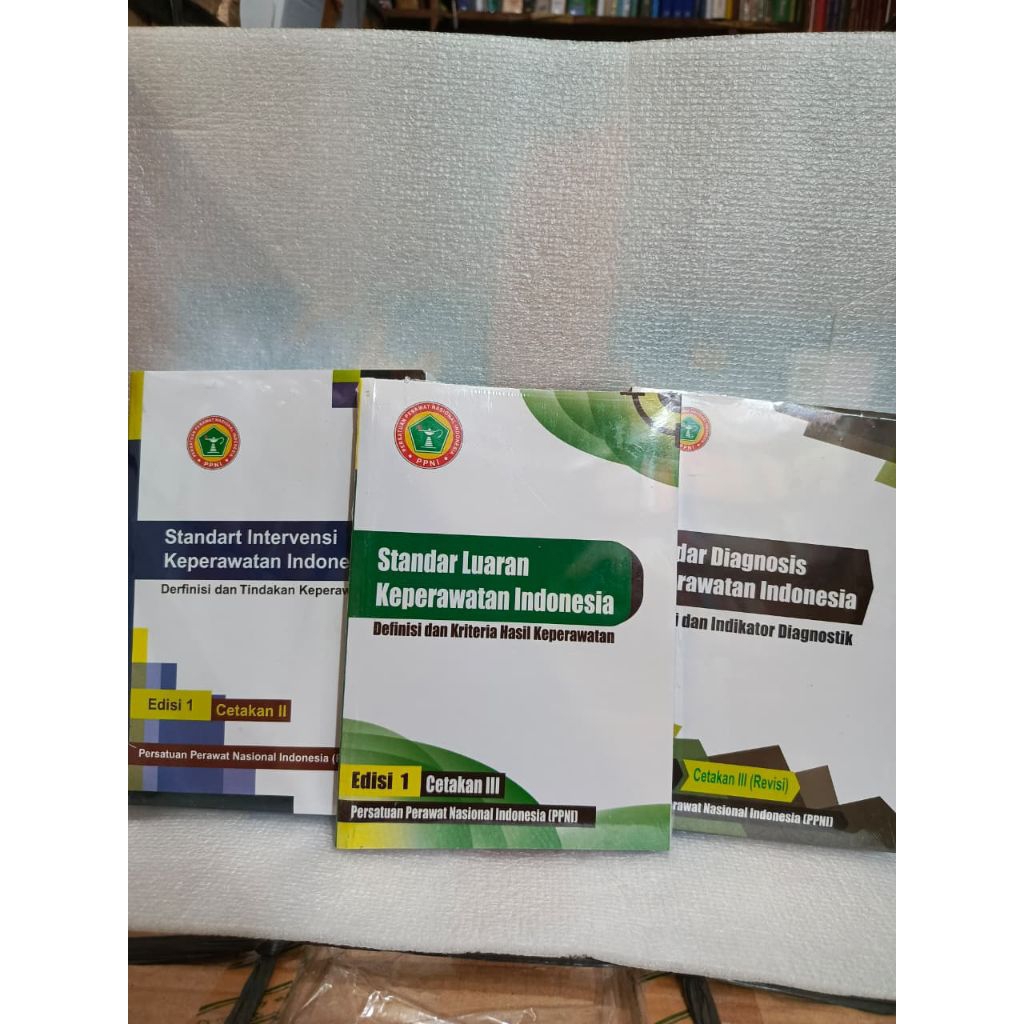 3 Buku SDKI,SIKI,SLKI (3S) EDISI PERTAMA PERCETAKAN BARU