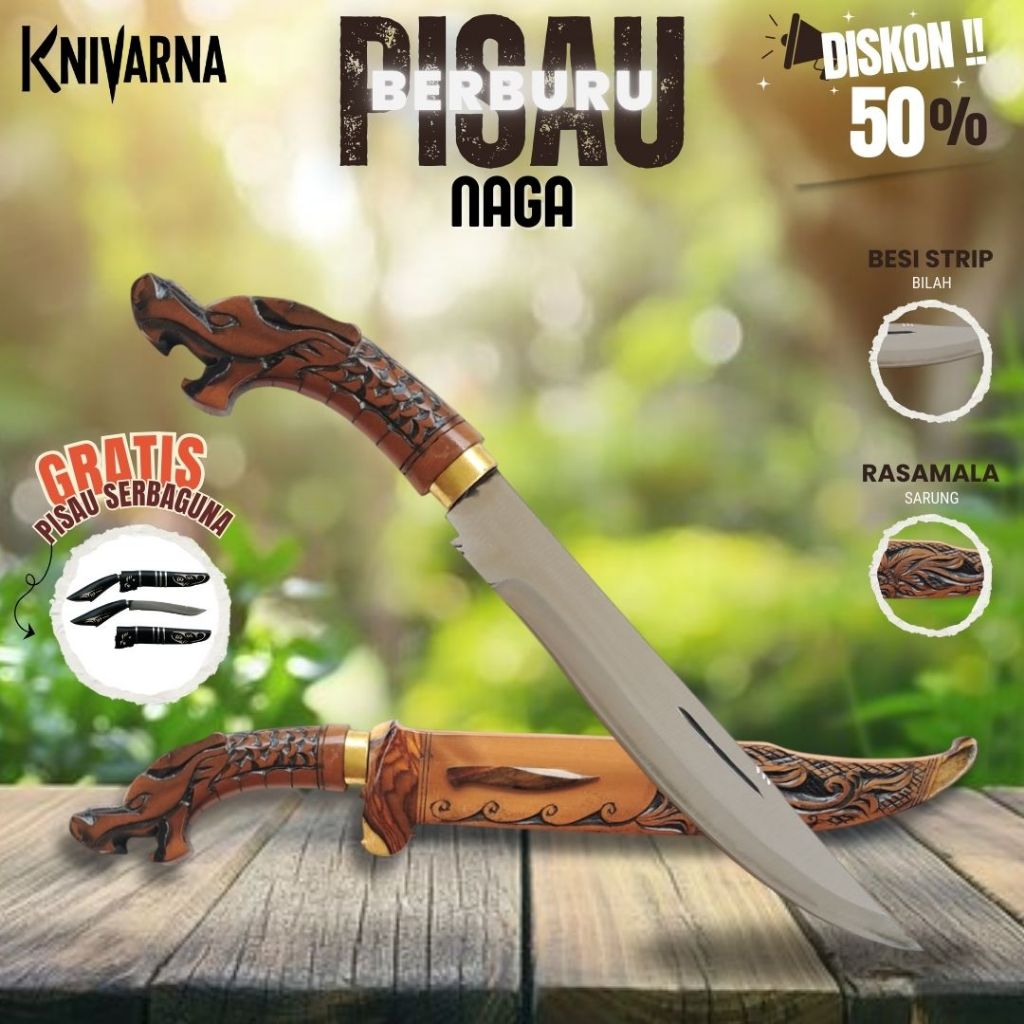 Pisau Naga Ukiran Artistik