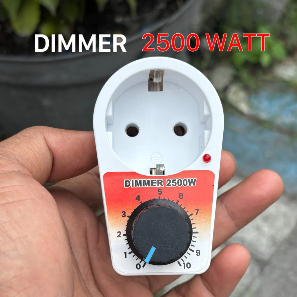 DIMMER 2500 watt pengatur kecepatan grinda kipas dinamo listrik AC 220V
