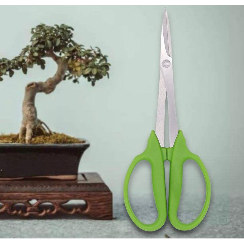 MMS Gunting Bonsai L ancip Pruning Daun Bunga Akar 210mm