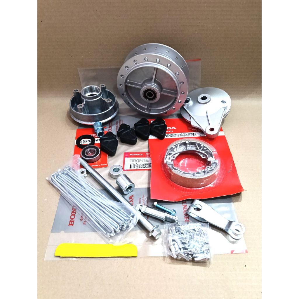PAKET KOMPLIT TROMOL BELAKANG HONDA SUPRA FIT NEW HONDA SUPRA X 125 TROMOL