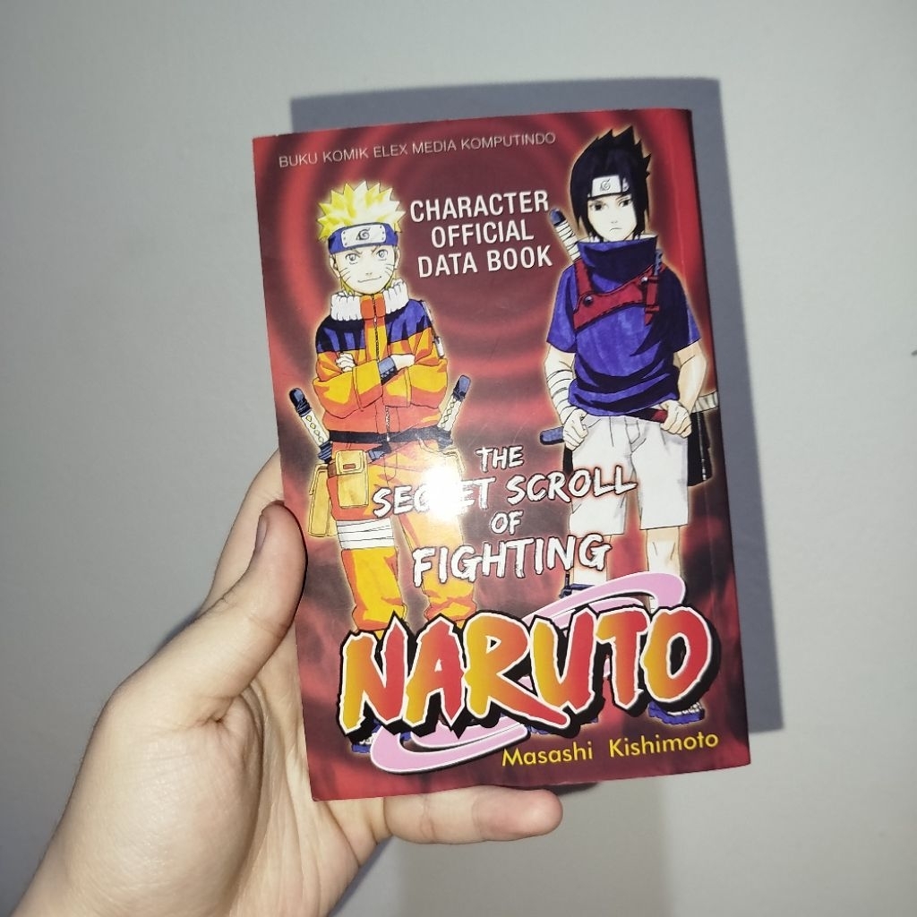 Komik Naruto The Secret Scroll of Fighting Databook kolpri