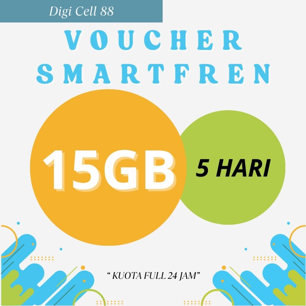 Voucher Kuota Data Smartfren 15GB 5 Hari | Kuota 24 Jam