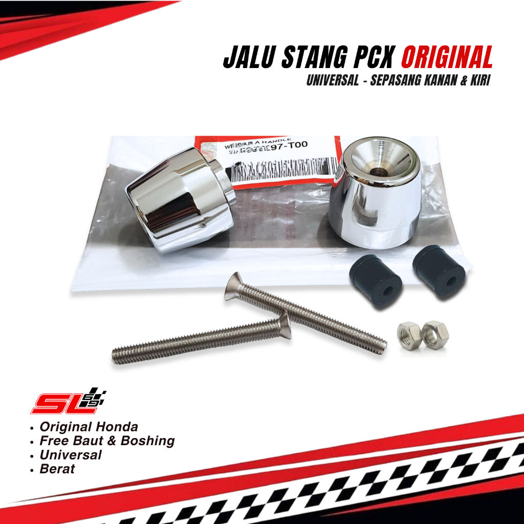 Jalu pcx jalu stang original ajlu bubut pnp beat vario scoopy stylo