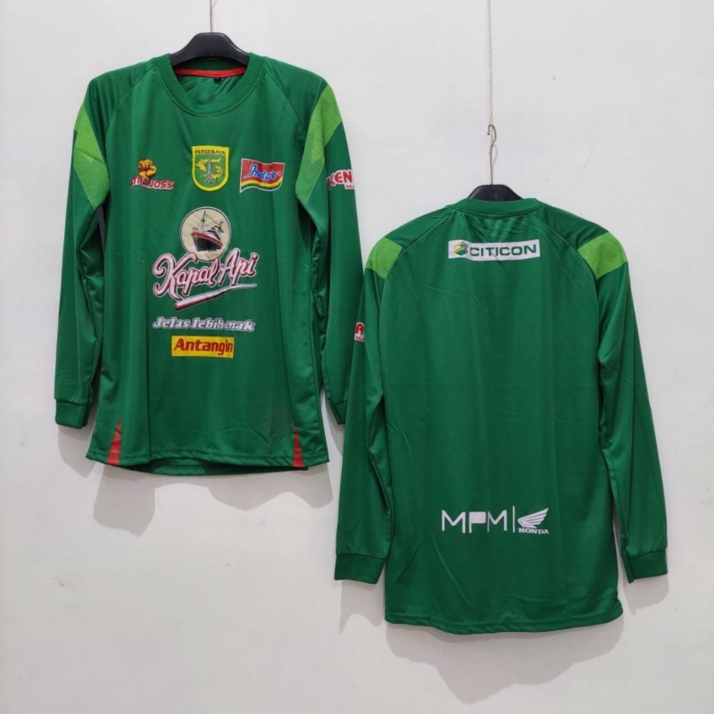 Jersey Persebaya Home Lengan Panjang 2025-2026 25 26 BRI liga 1 Indonesia