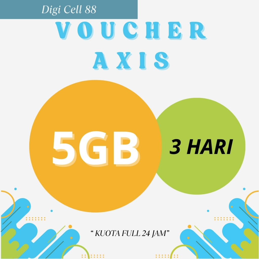 [Grosir] Voucher Axis AIGO 5GB 3 Hari Full 24 JAM | Voucher Kuota AXIS - Paket Data Axis Murah