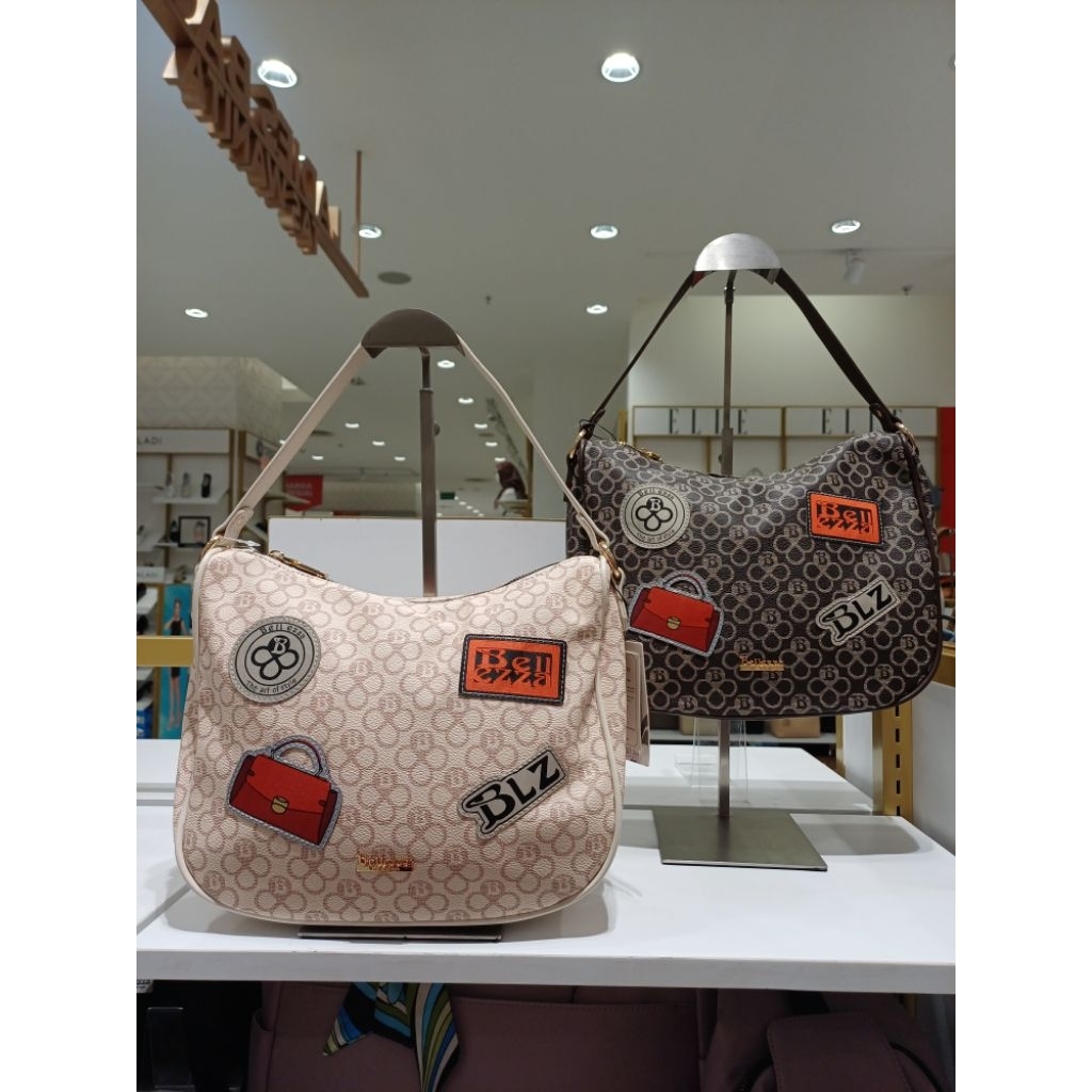 Tas Wanita Handbag BELLEZZA CZ219 Original Depstore Mall Ori Tas Jinjing Selempang Motif Fashion Cew