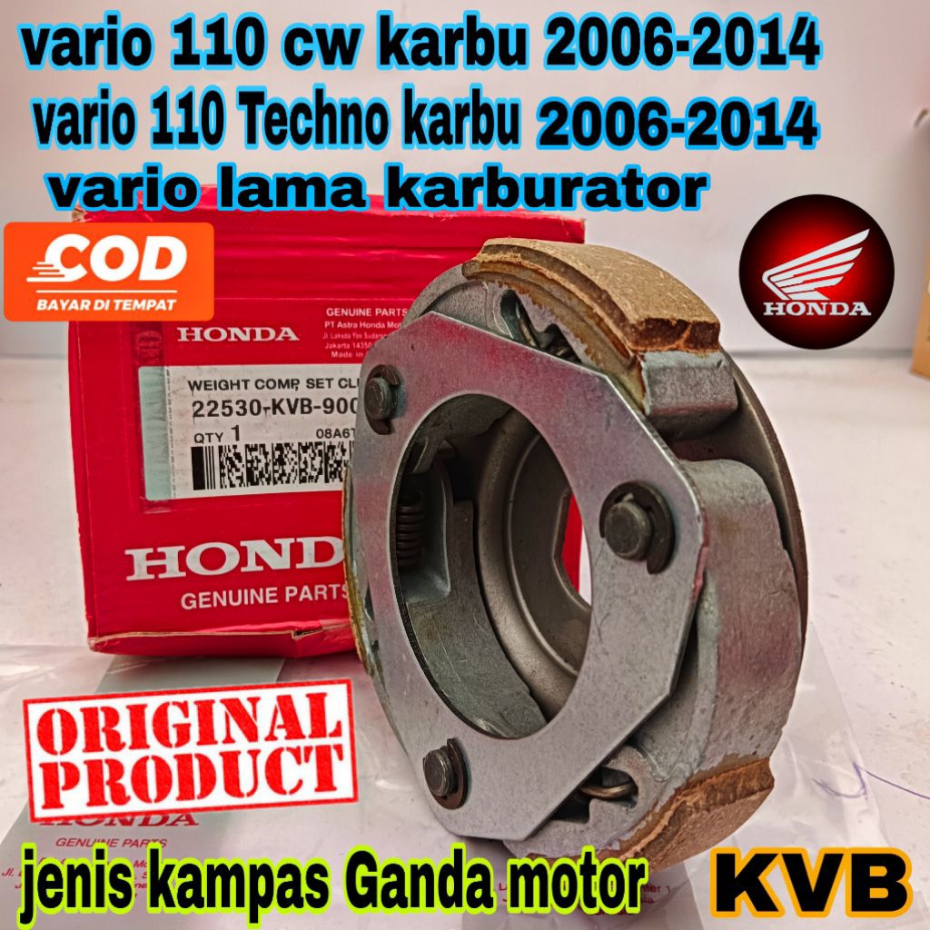 KVB set kampas ganda original honda vario 110 karburator vario 110 lama vario 110 techno vario 110 k
