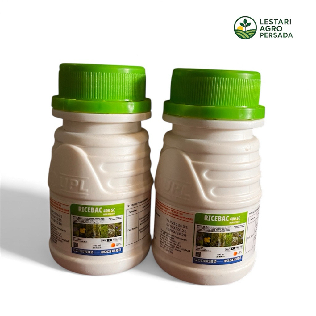 HERBISIDA SELEKTIF PADI PURNA TUMBUH RICEBAC 400SC ISI 100ml