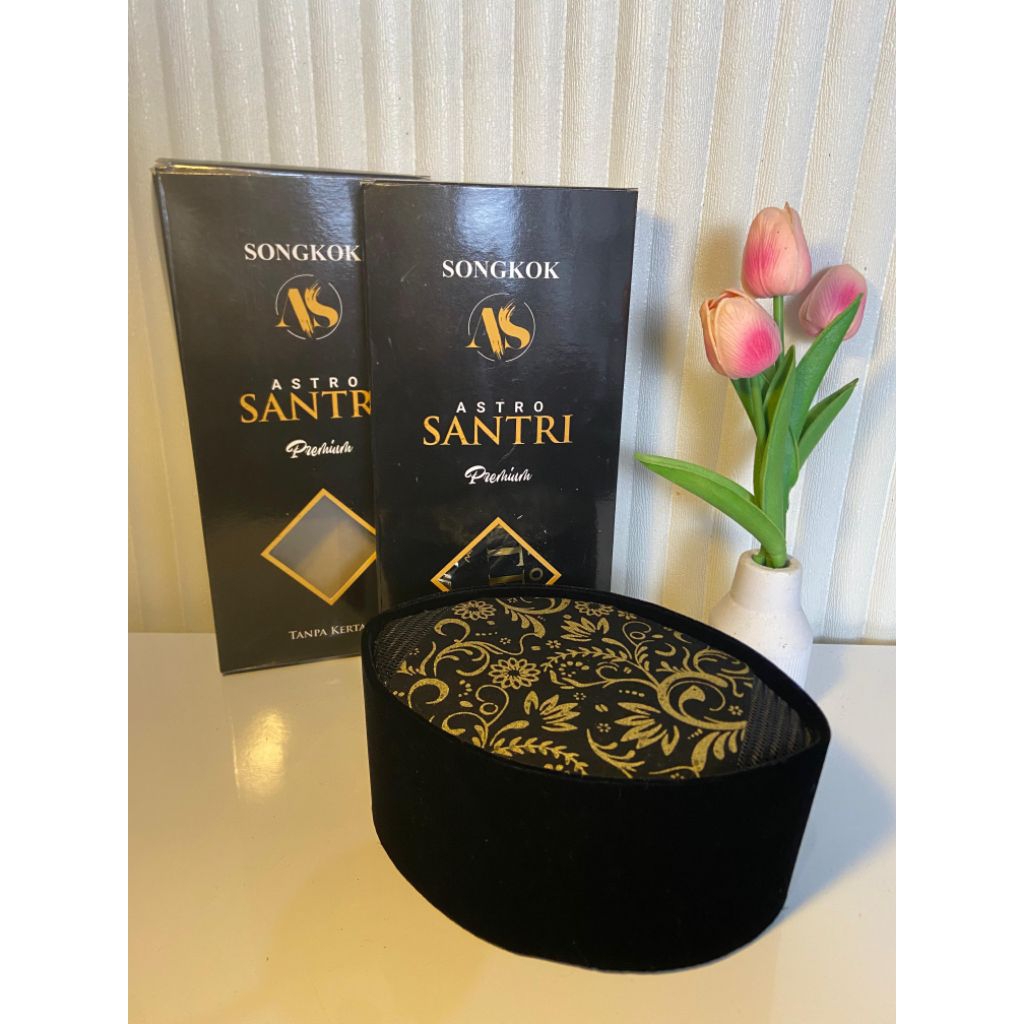 peci songkok kopiah batik tanpa kertas merk astro santri peci batik songkok hitam kopiah anak dewasa