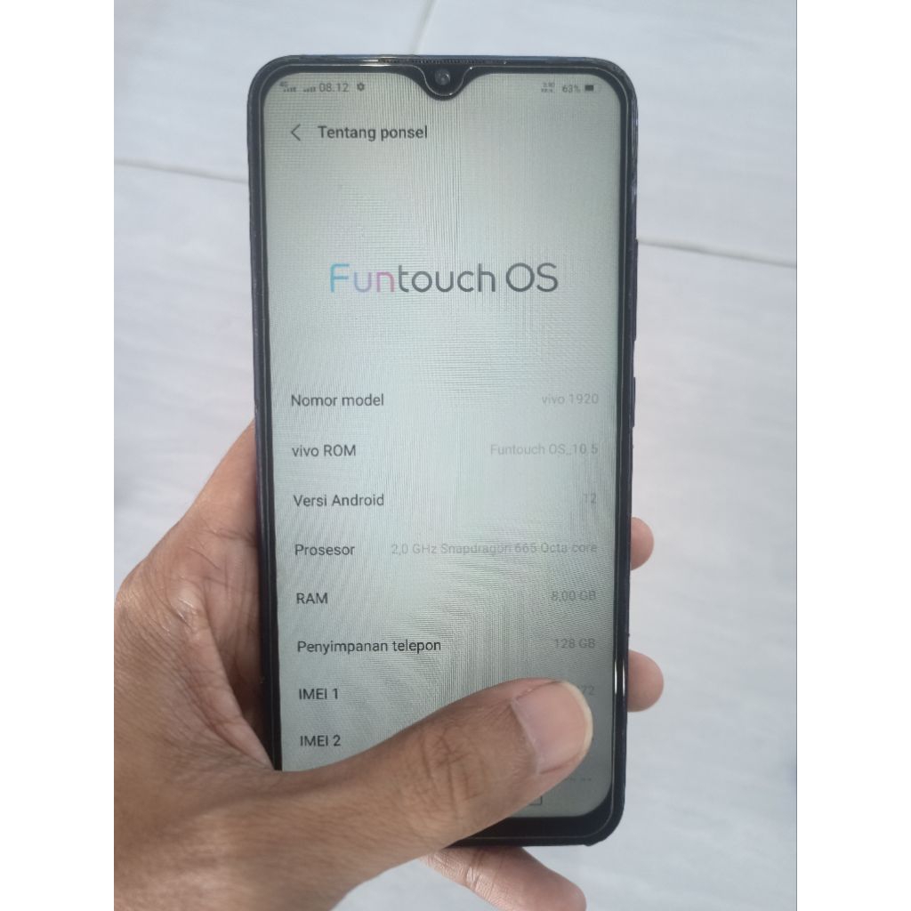 mesin vivo s1pro 8/128 + unit