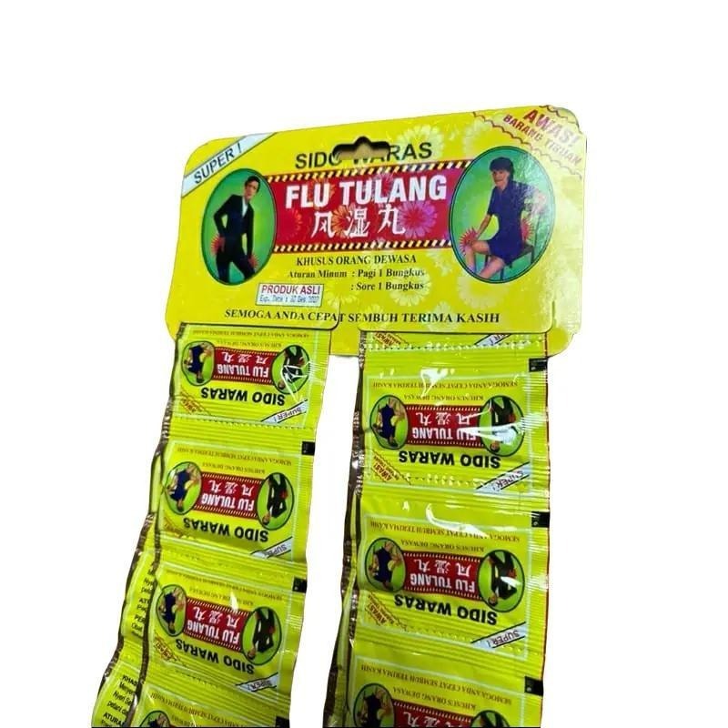 Kapsul Flu Tulang Sido Waras 10 Sachet 20 Kapsul Asam Urat Pegal Linu Rheumatik Encok