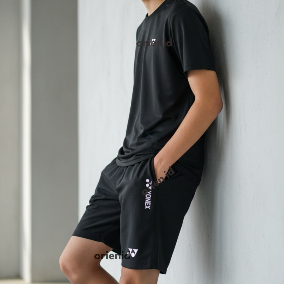 celana badminton pria kolor pendek sport