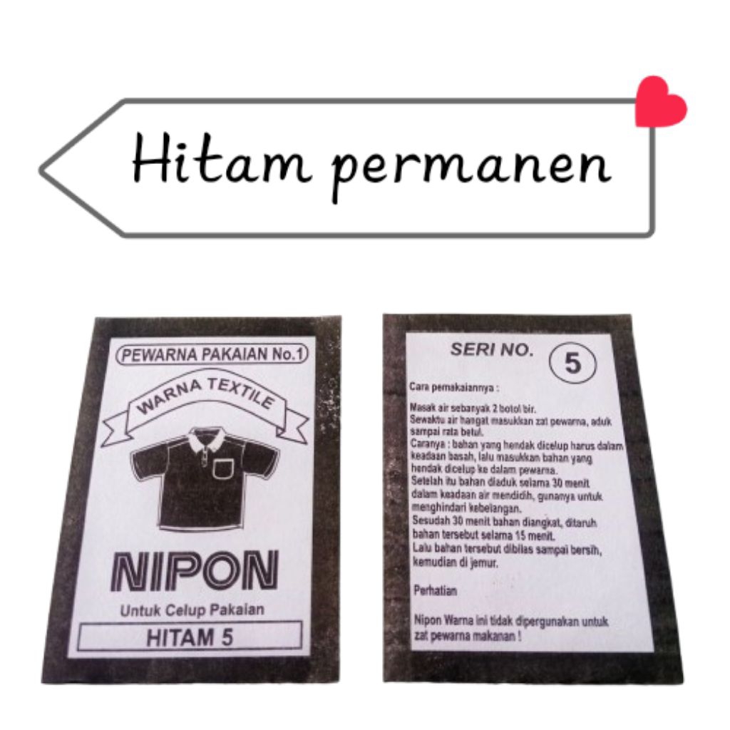 PEWARNA PAKAIAN/PEWARNA TEKSTIL/WANTEX/WANTER