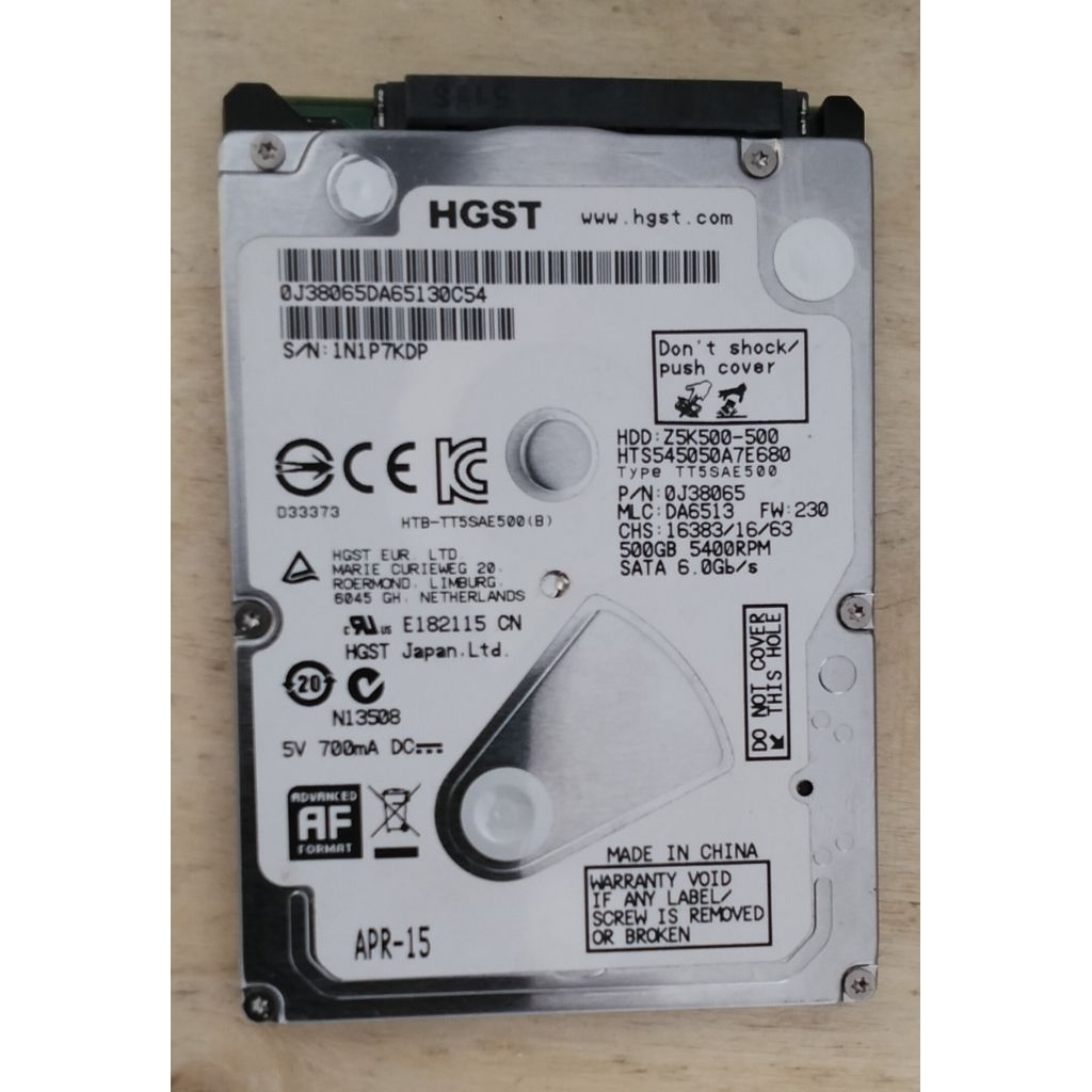 Hardisk HDD Slim Copotan Laptop