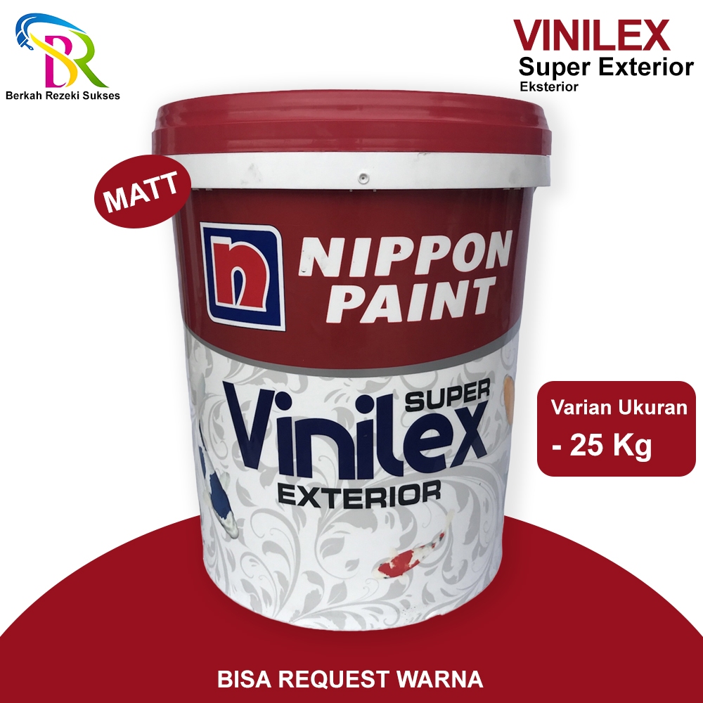 CAT TEMBOK NIPPON VINILEX SUPER EXTERIOR UKURAN 25KG, NIPPON EXTERIOR