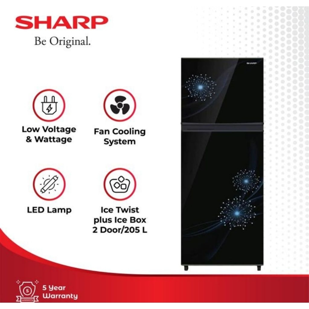 KULKAS SHARP 2PINTU SJ-237MG