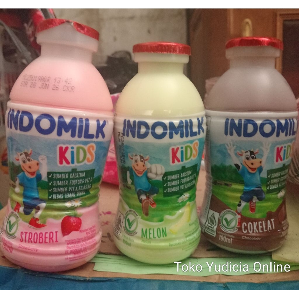 Susu Indomilk Kids Botol 190 ml