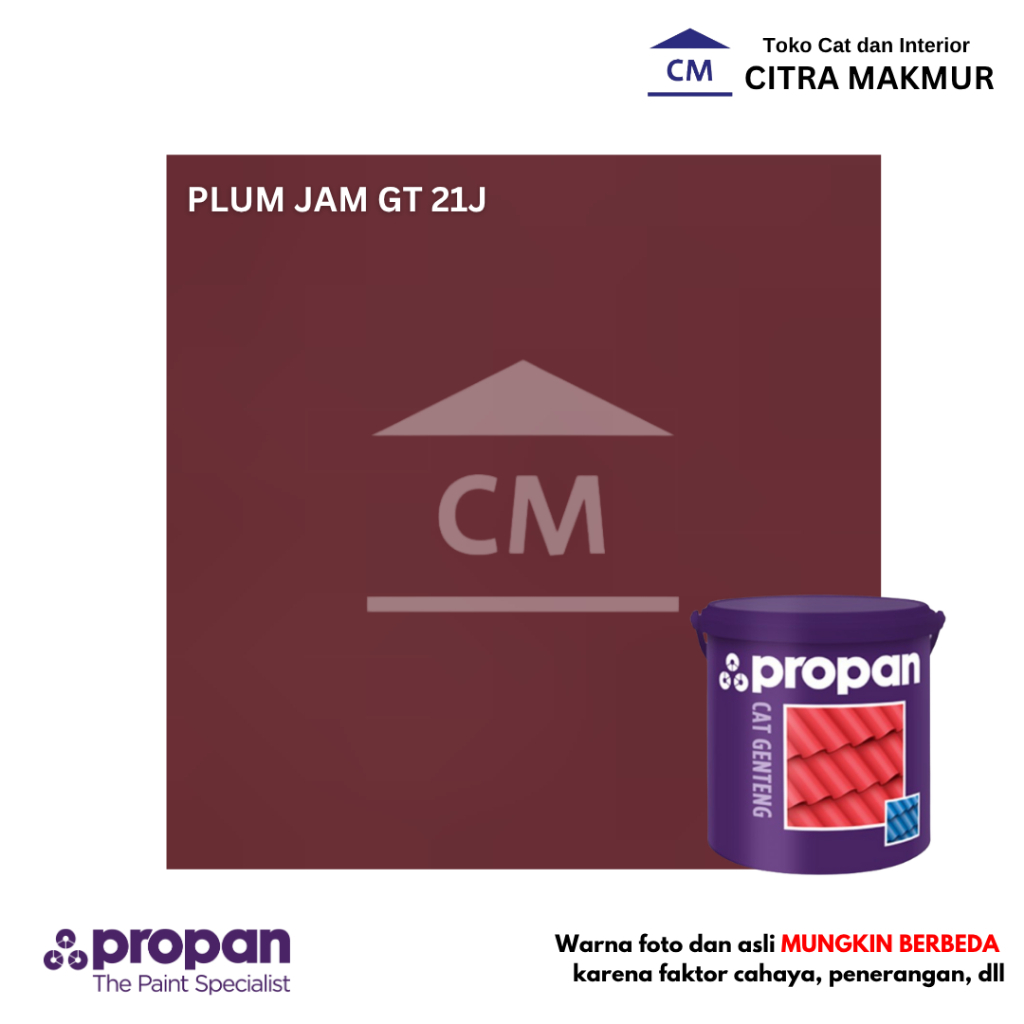 Propan CAT GENTENG 20 Kg - Plum Jam 21J