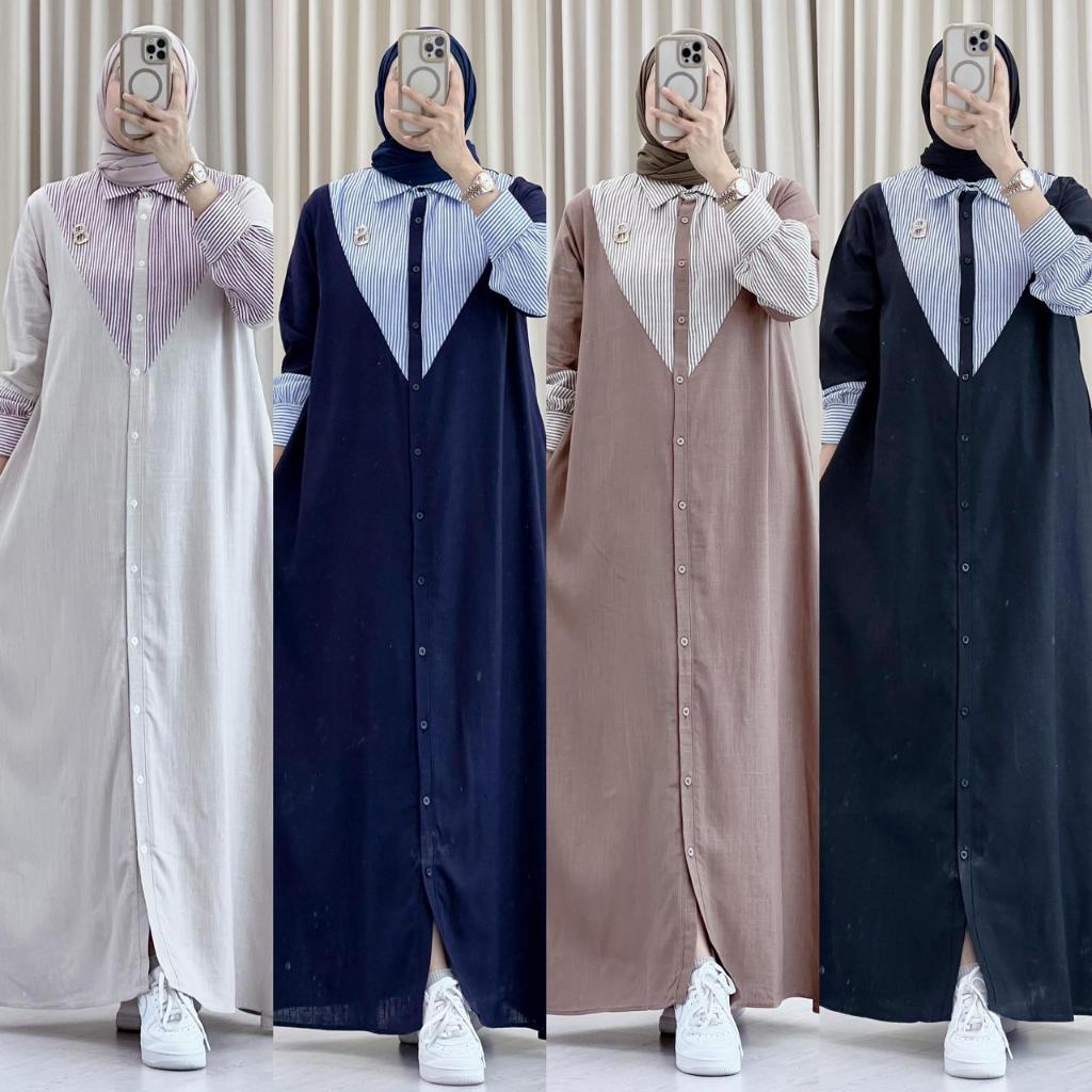 LuxuryFashion READY GAMIS DRESS WANITA CANTIKA PREMIUM BY GAGIL FASHION BEST SELLER