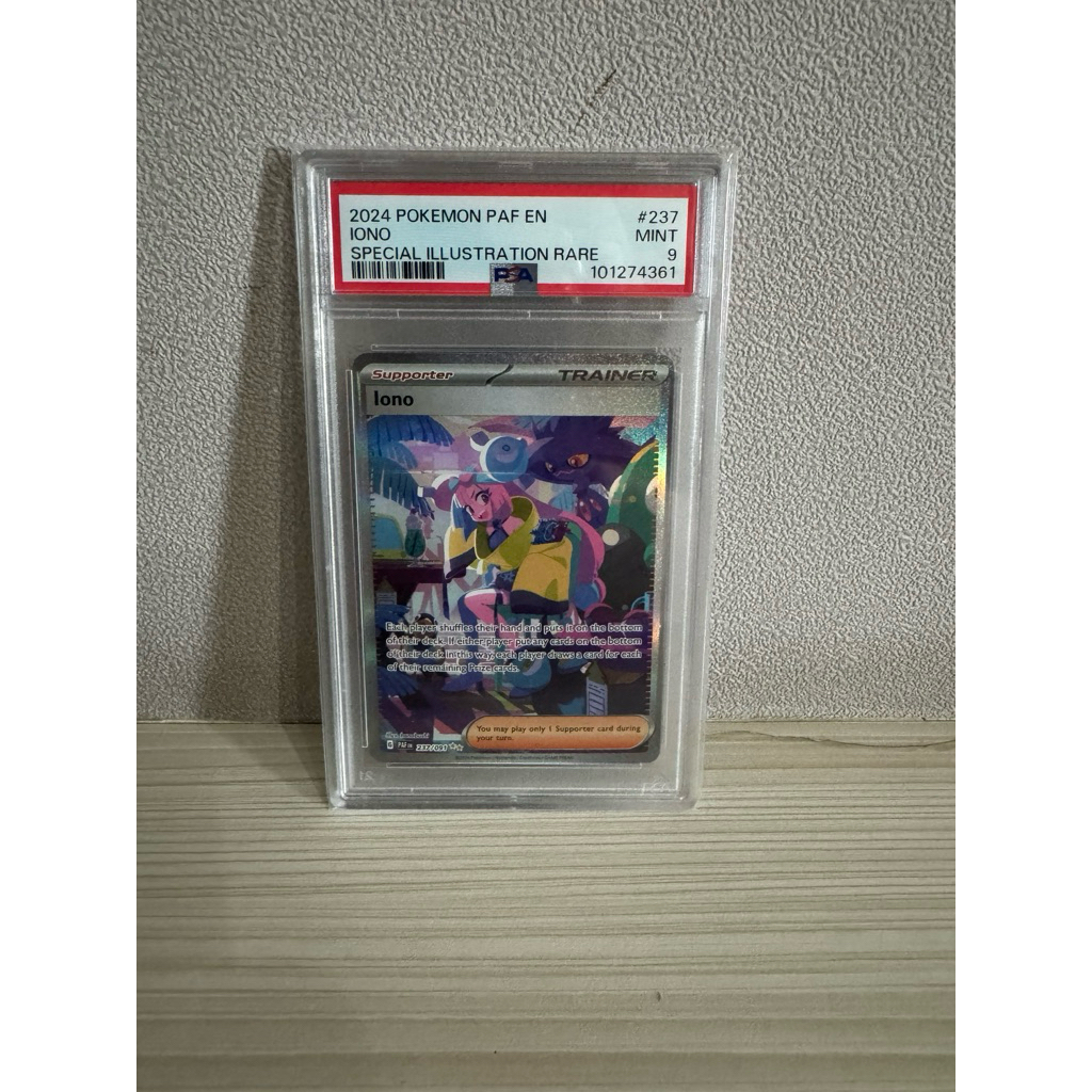 pokemon TCG Iono PSA 9 English