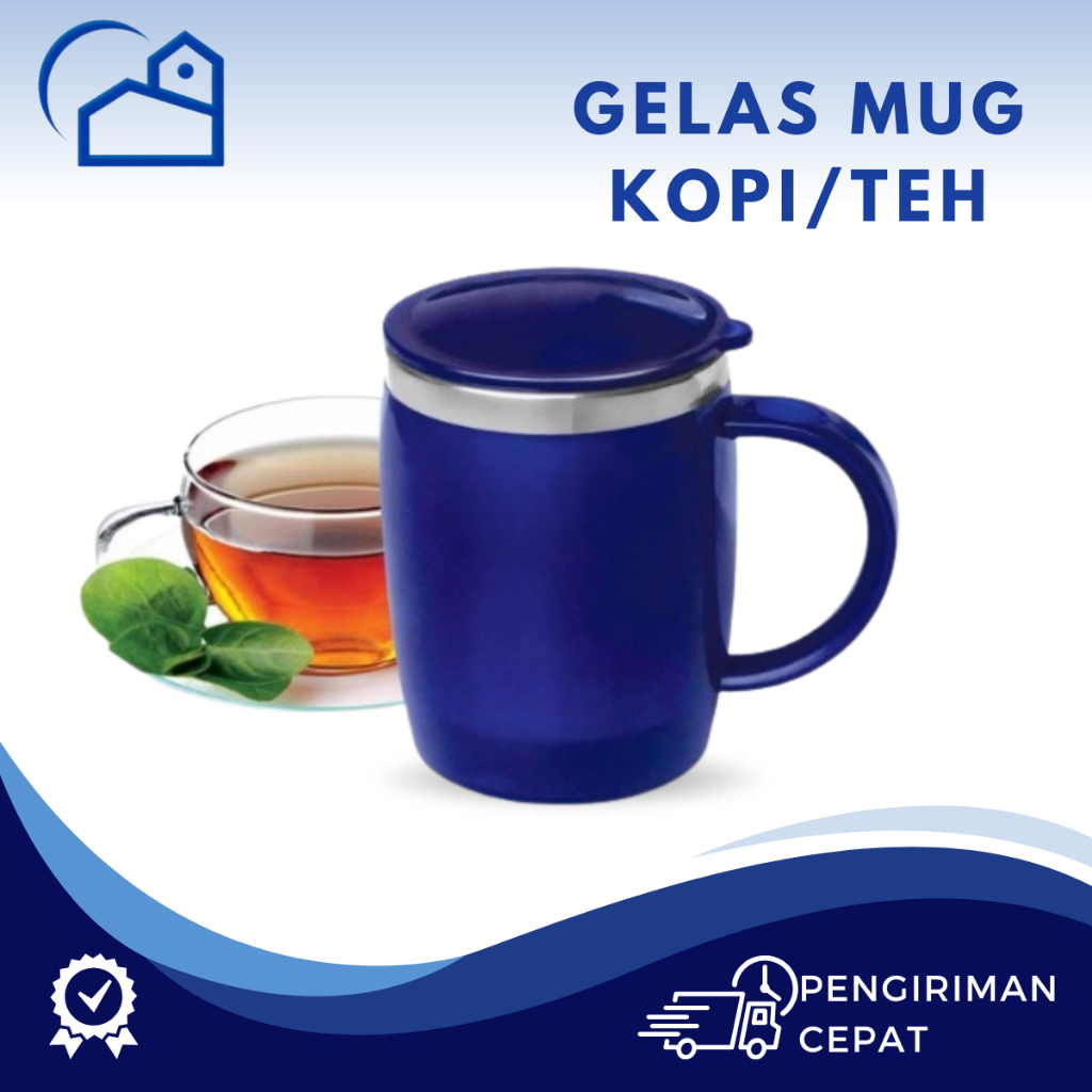 HOMESTATION - Gelas Mug Vacuum Cup Stainless Steel / Thermos Vacuum Coffee Mug Stainless 250ml