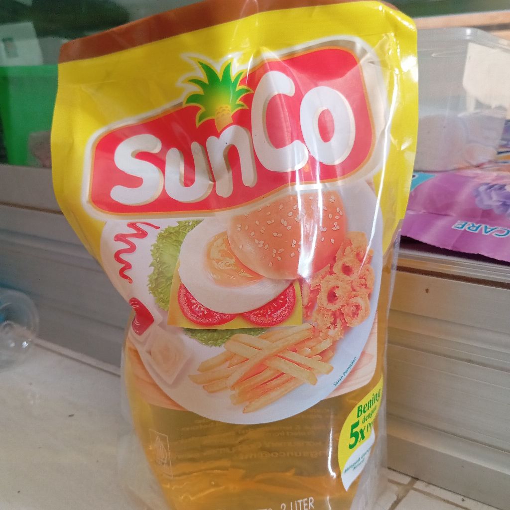sunco minyak goreng kelapa sawit isi 2 liter
