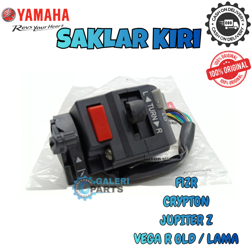 SAKLAR KIRI YAMAHA 5TP  UNTUK MOTOR F1ZR CRYPTON JUPITER Z VEGA R OLD/ LAMA KUALITAS ASLI ORI YAMAHA