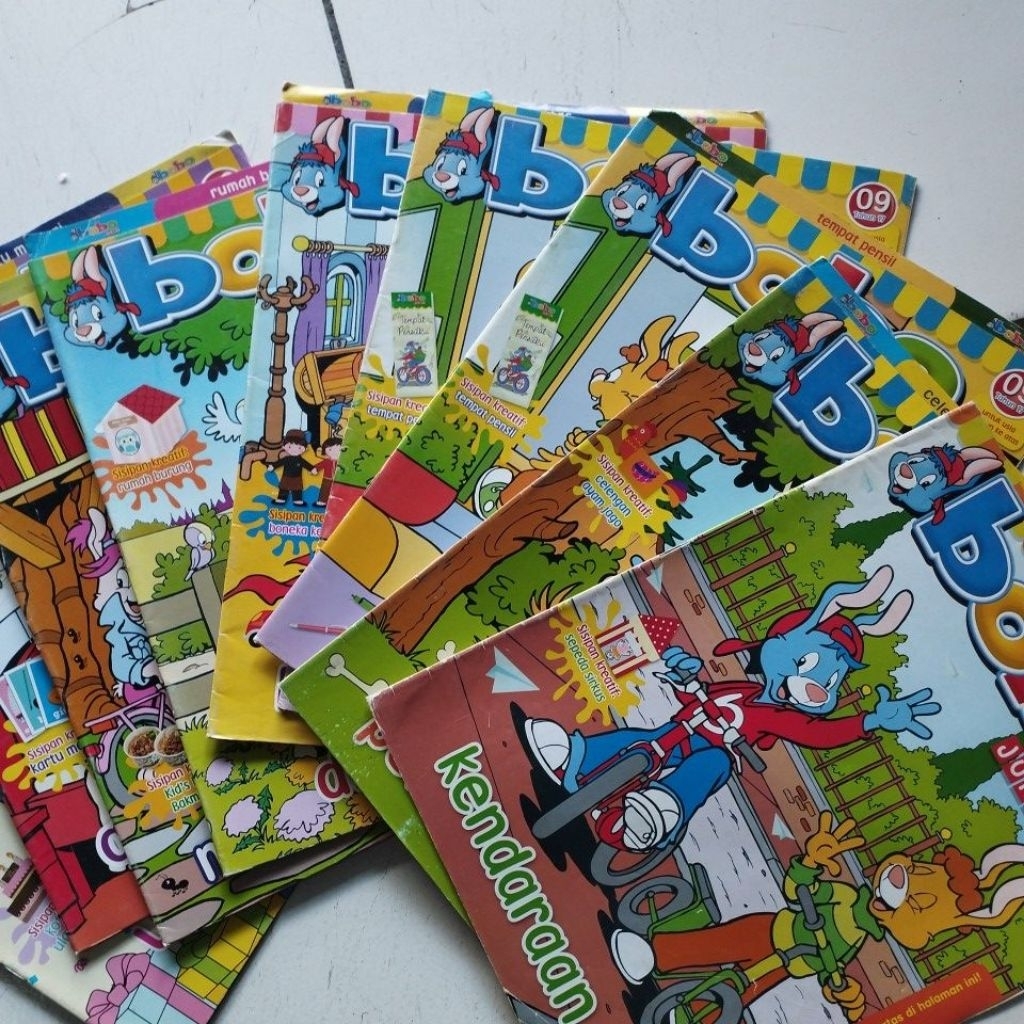 MAJALAH BOBO JUNIOR TAHUN 2018, HAMPIR URUT