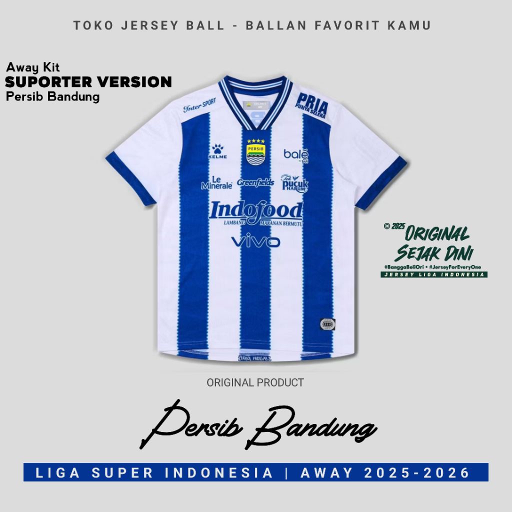 Jersey Persib Bandung Original