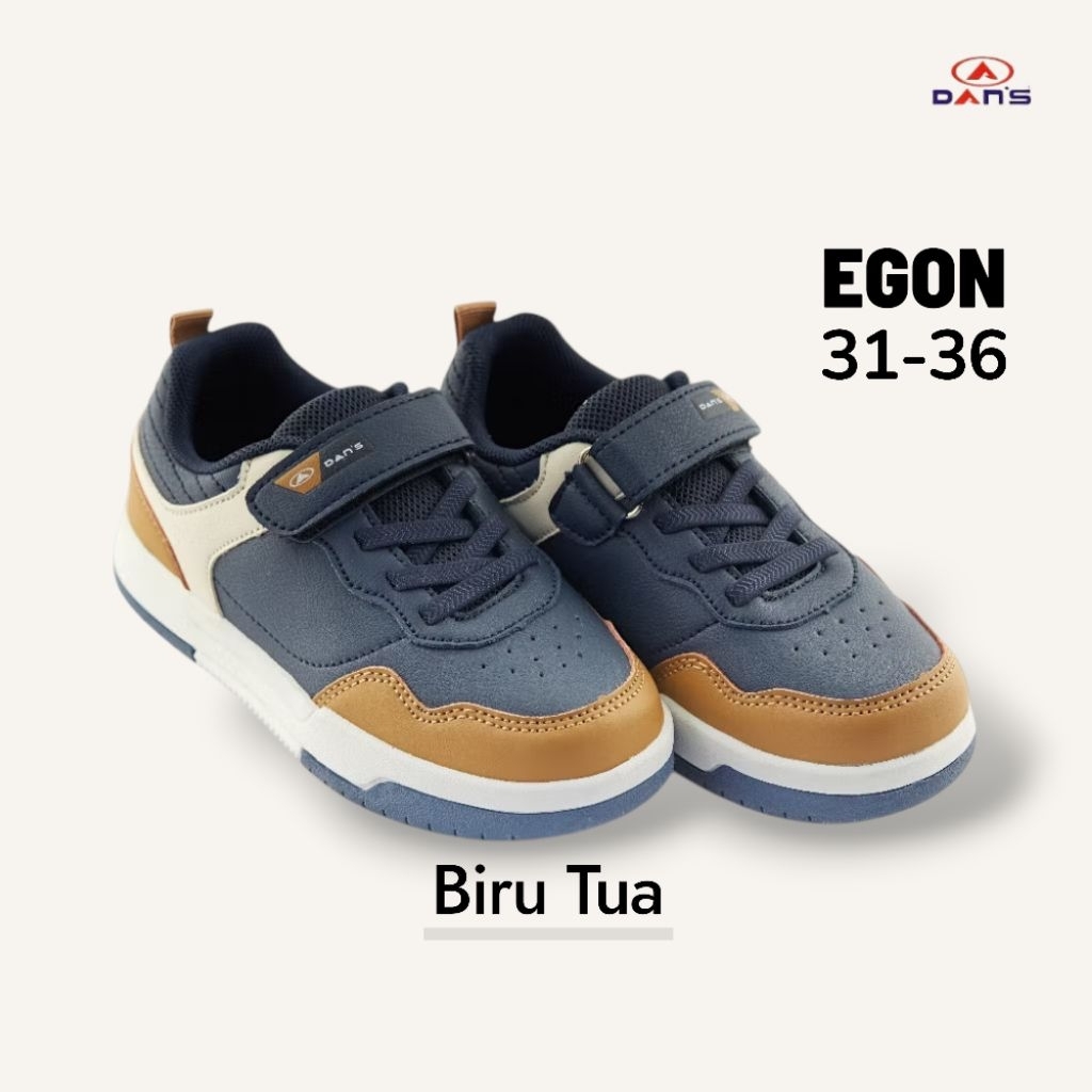 DANS EGON Sepatu Sneakers Anak Laki-laki (SD) Berkualitas Original