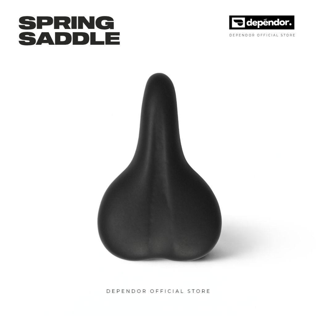 Sadel Sepeda Jok Empuk Tebal Saddle Pacific SPH114 Per Pegas Spring Suspensi Sepeda Lipat Seli Gunun