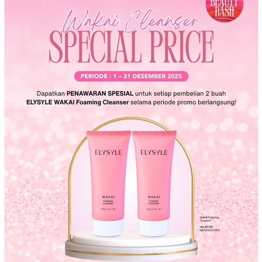 PROMO BUY 1 GET 1 WAKAI FOAMING CLEANSER WAKAI BALANCING TONER JAFRA ROYAL LUNA WHITE