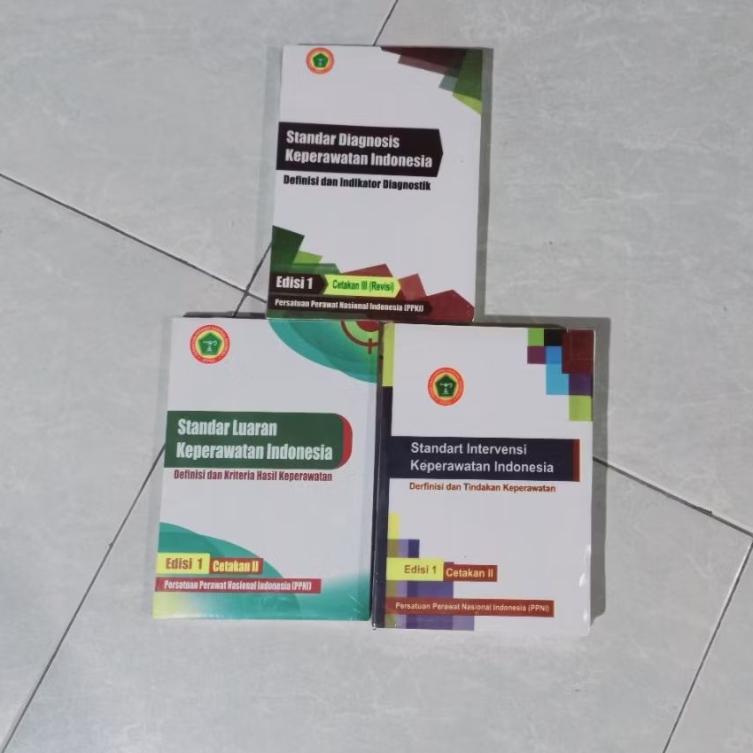 Sepaket Buku Keperawatan 3S PPNI (3 buku)