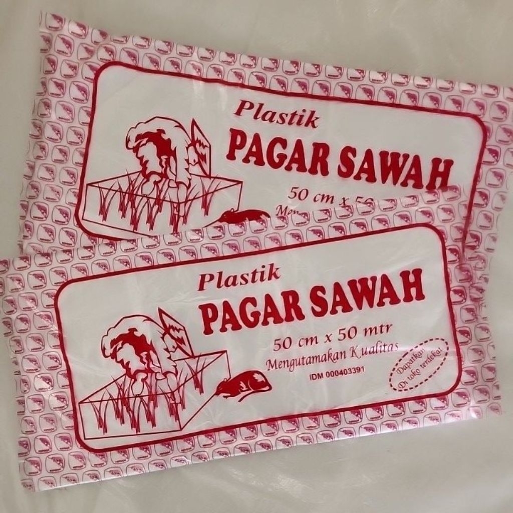 Plastik Pagar Sawah Anti Tikus