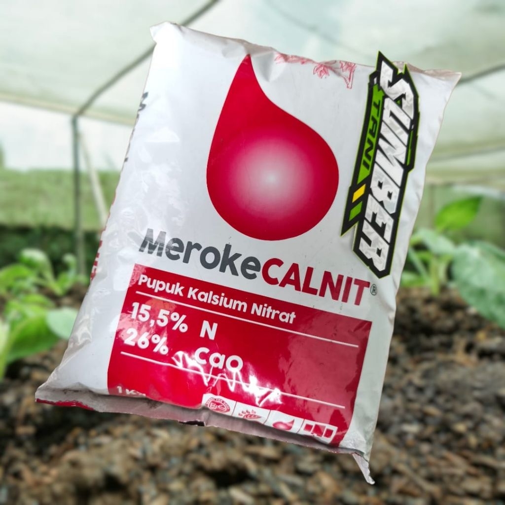 Pupuk Kalsium Calcinit CALNIT Meroke 1kg Calcium Nitrat Pupuk Daun Rontok