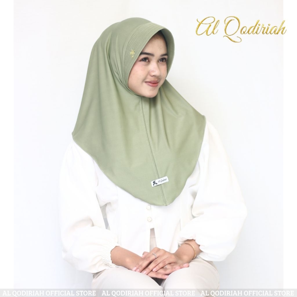 Al Qodiriah - Jilbab Bergo Hamidah Ukuran S M L Hijab Instan Jersey Premium Kerudung Bergo Instan Da