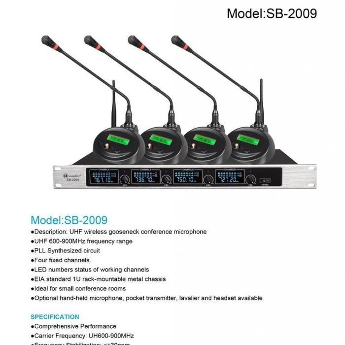 Mic meja wireless conference soundbest sb 2009 Professional