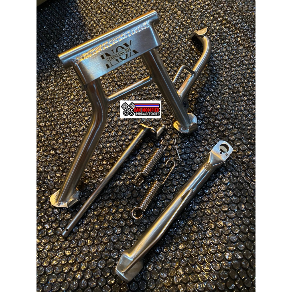 Standar 14 Steinless inox original Standar tengah dan samping inox Scoopy beat vario ukuran 14