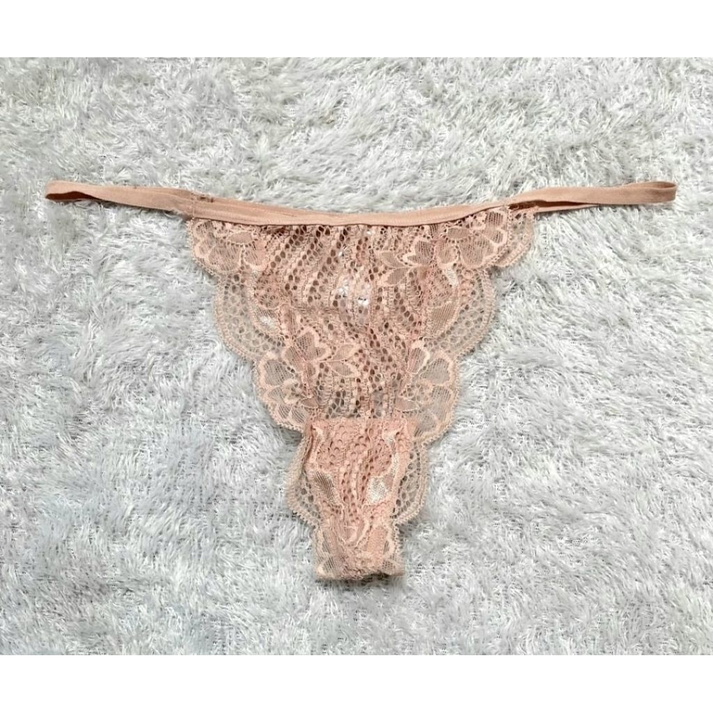 G STRING LACE NUDE THONG PANTY SEXY RENDA WANITA