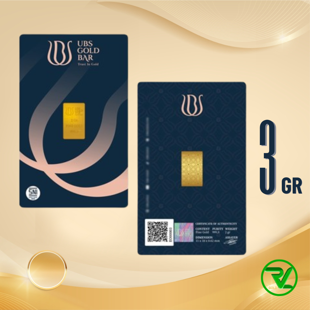 Rvl Gold Logam Mulia Ubs ( Lm ) 3gr 3 Gram