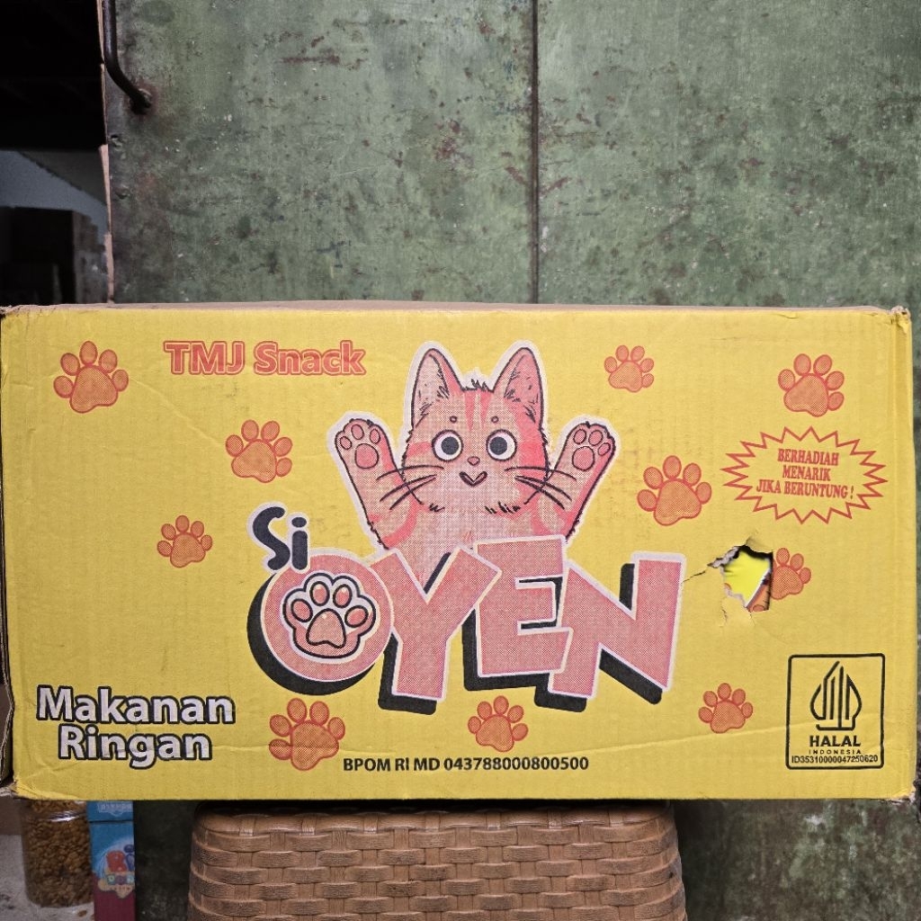 CIKI SI OYEN BERHADIAH UANG JIKA BERUNTUNG 1 DUS / SNACK HADIAH UANG SI OYEN 1 DUS