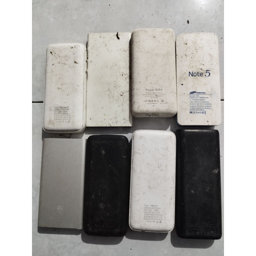 Power Bank Bekas Minus Rusak Mati Perlu Diservice