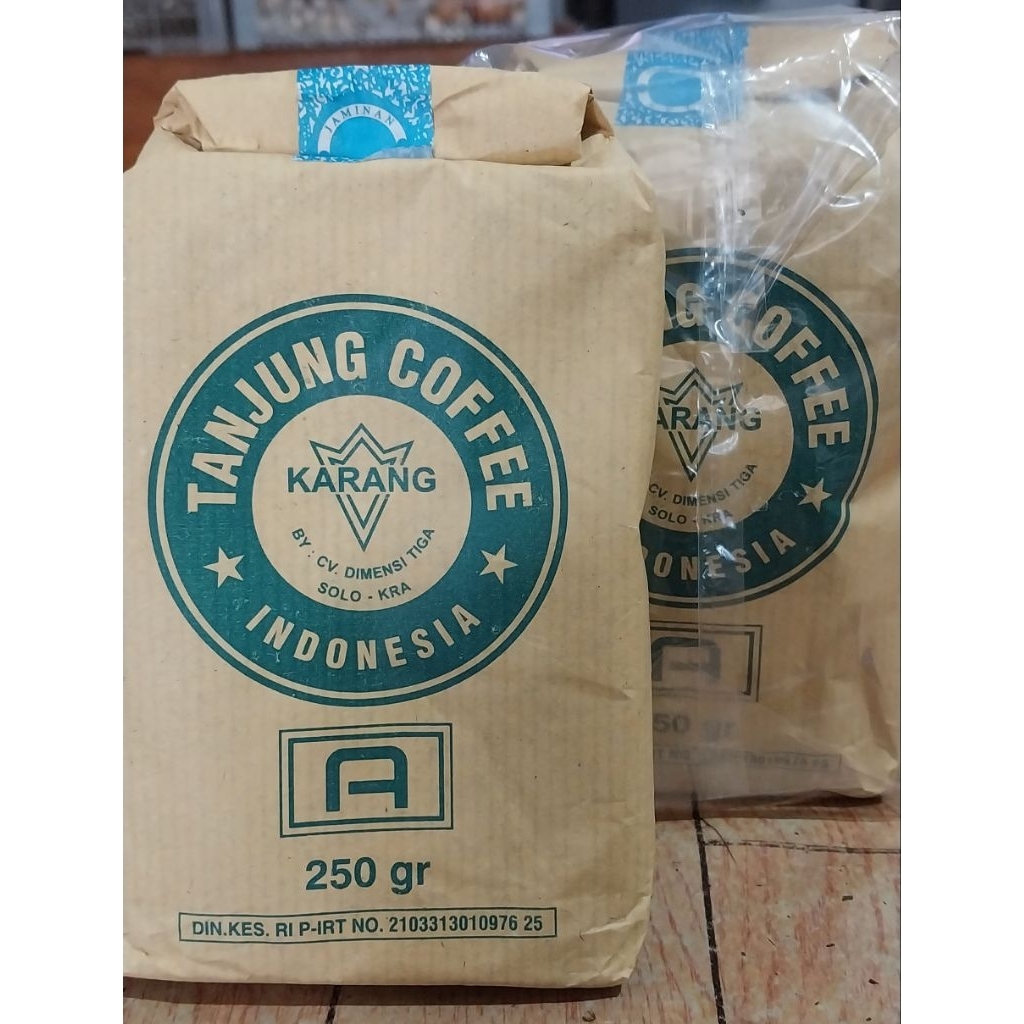 Kopi tanjung arabica 250 gram / KOPI TANJUNG | KOPI HITAM