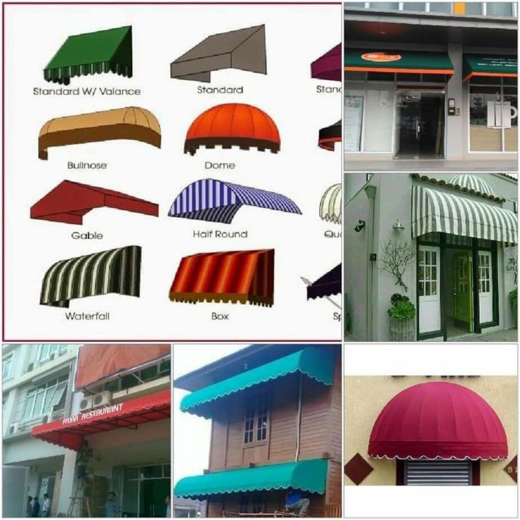 kanopi kain tenda awning outdoor costum