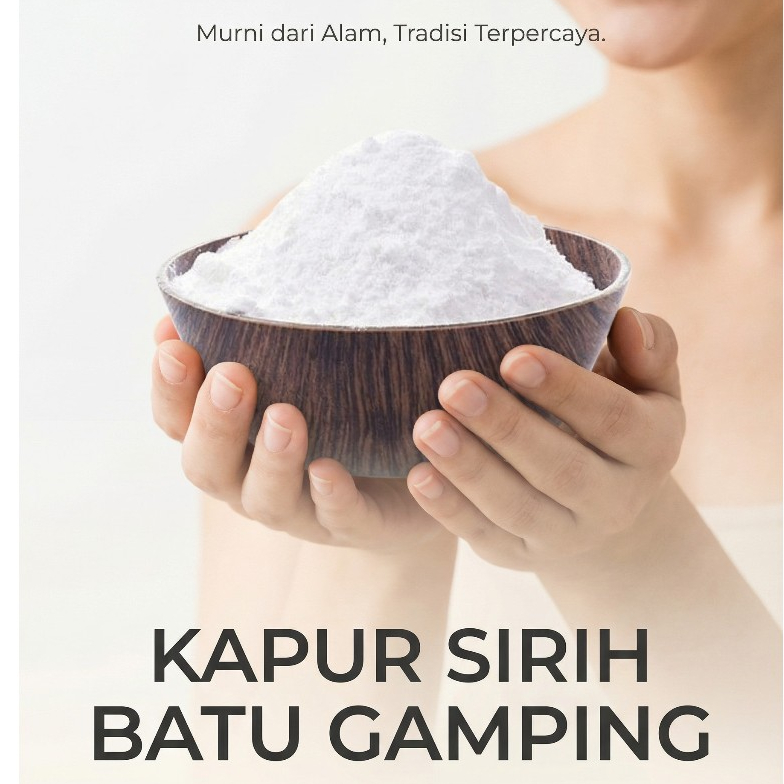 Kapur Sirih Bubuk Batu Gamping Kering Campuran Makanan 1Kg