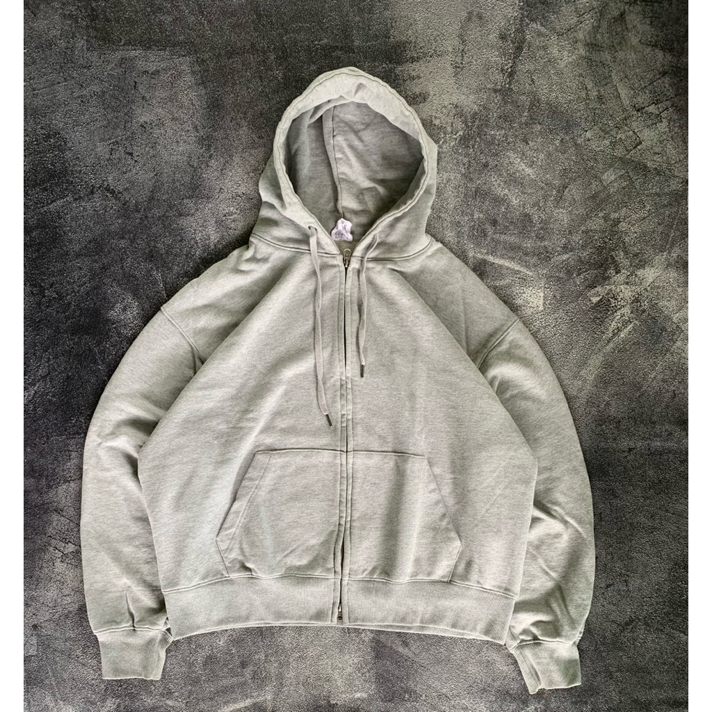 Toffe Double Zhip Blank Hoodie