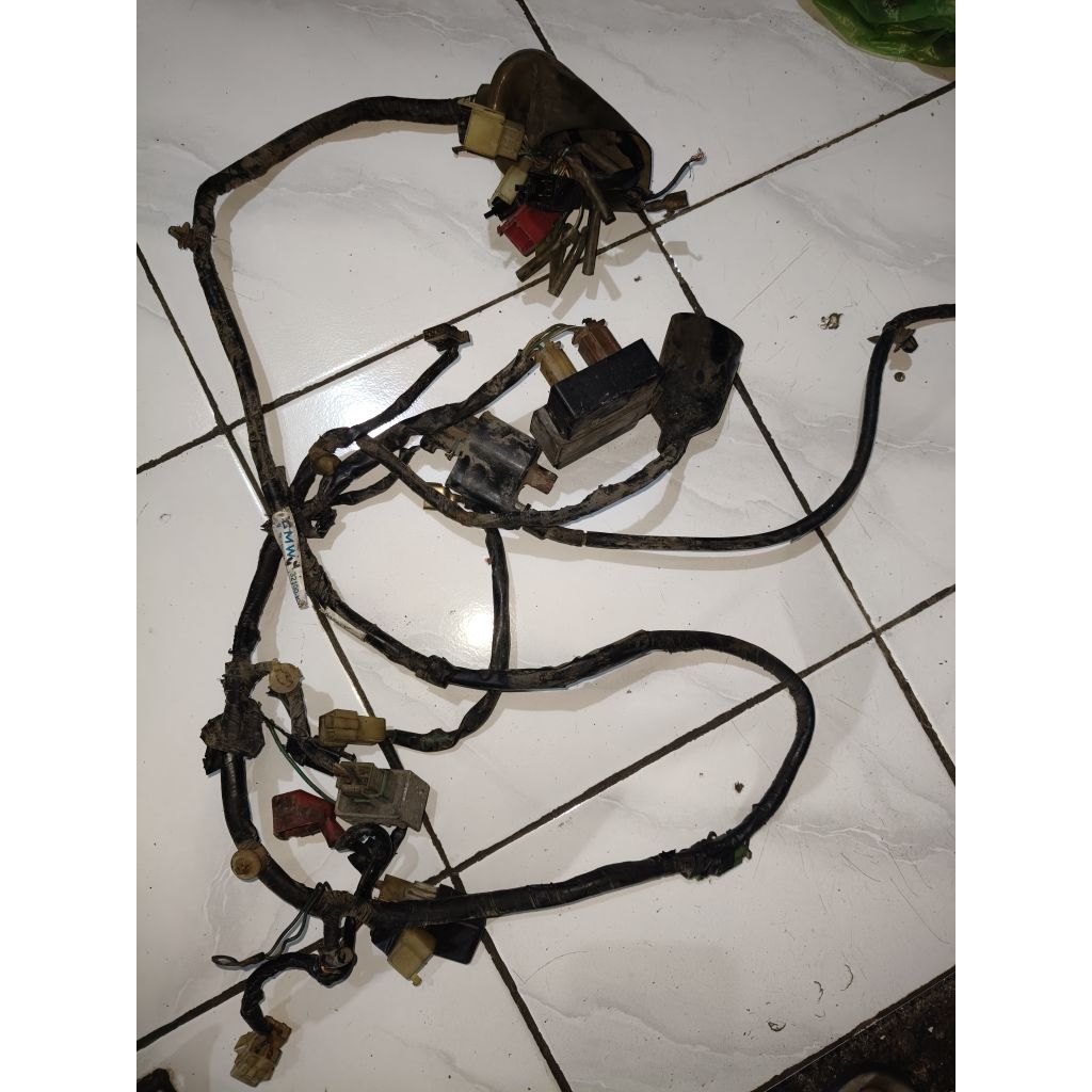kabel body set cdi Scoopy karburator barang masih bagus ORI bawaan copotan cabutan lepasan motor asl